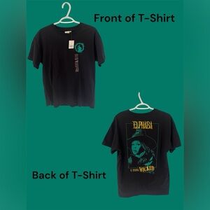 Wicked t-shirt with stitched logo in the back